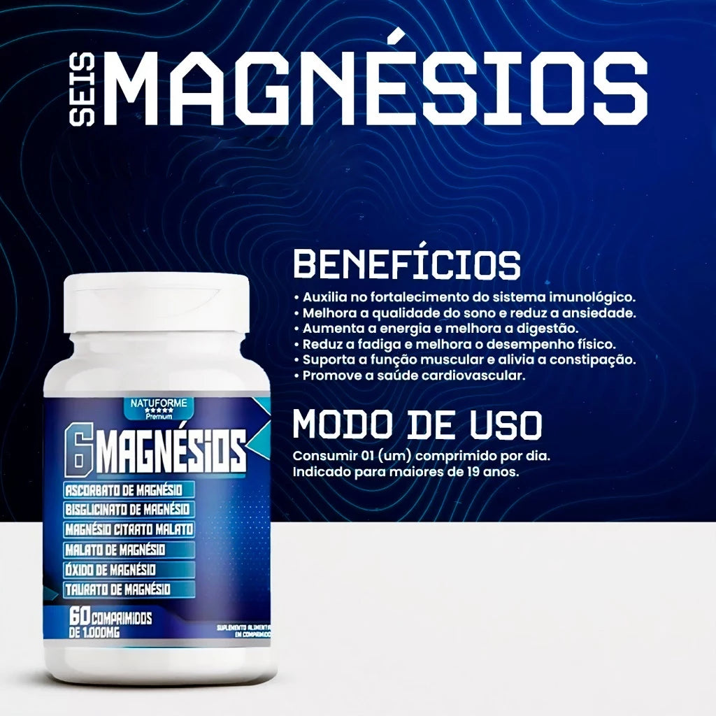 Biomente Magnésio 6 em 1 Original