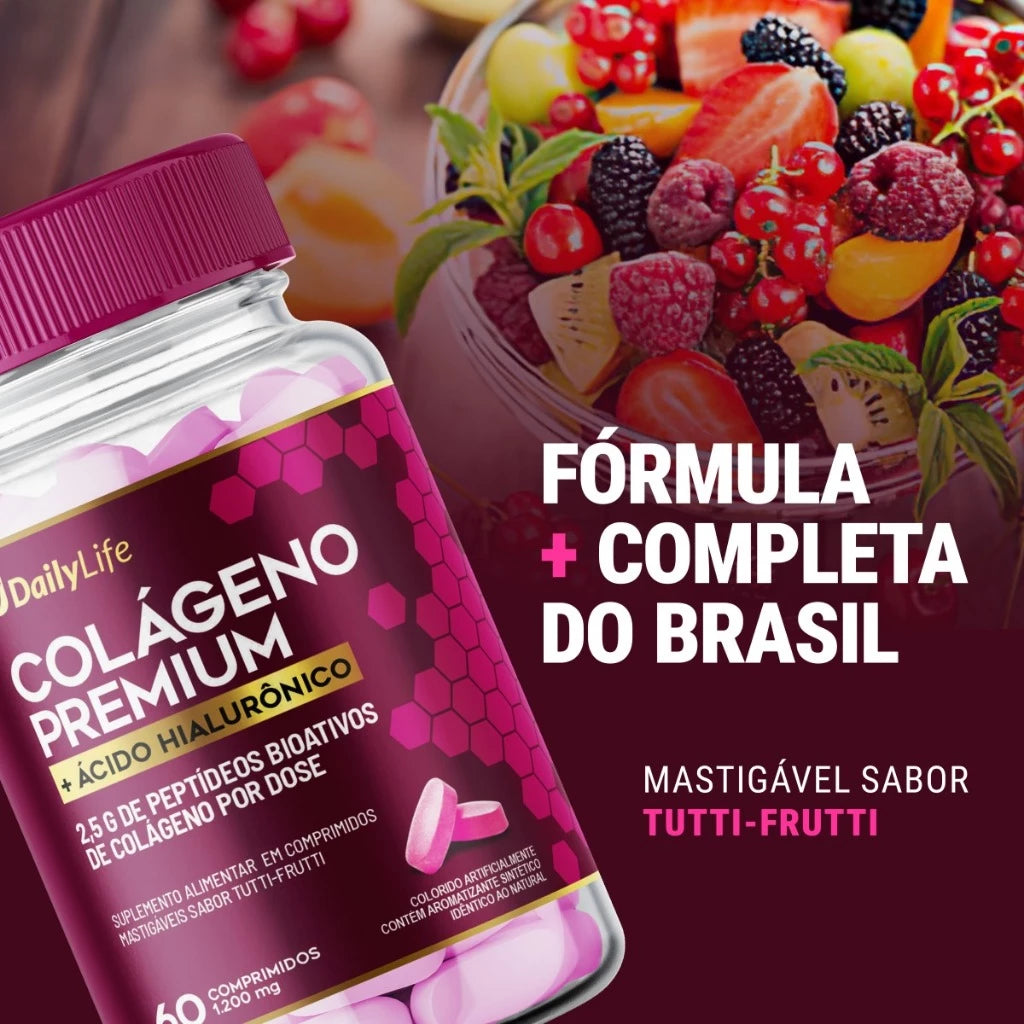 Colágeno Bioativo Premium com Ácido Hialurônico – Pele Jovem e Firme em Semanas