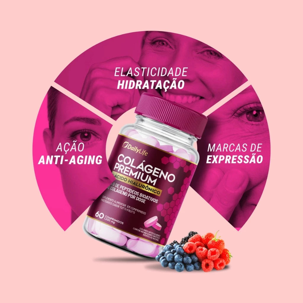 Colágeno Bioativo Premium com Ácido Hialurônico – Pele Jovem e Firme em Semanas