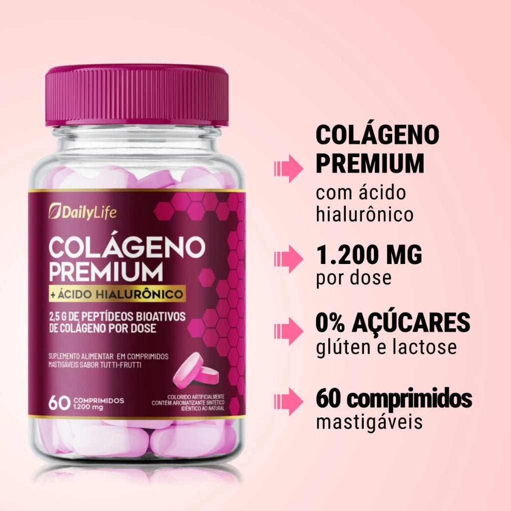 Colágeno Bioativo Premium com Ácido Hialurônico – Pele Jovem e Firme em Semanas