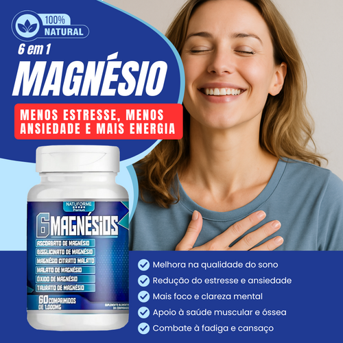 Biomente Magnésio 6 em 1 Original