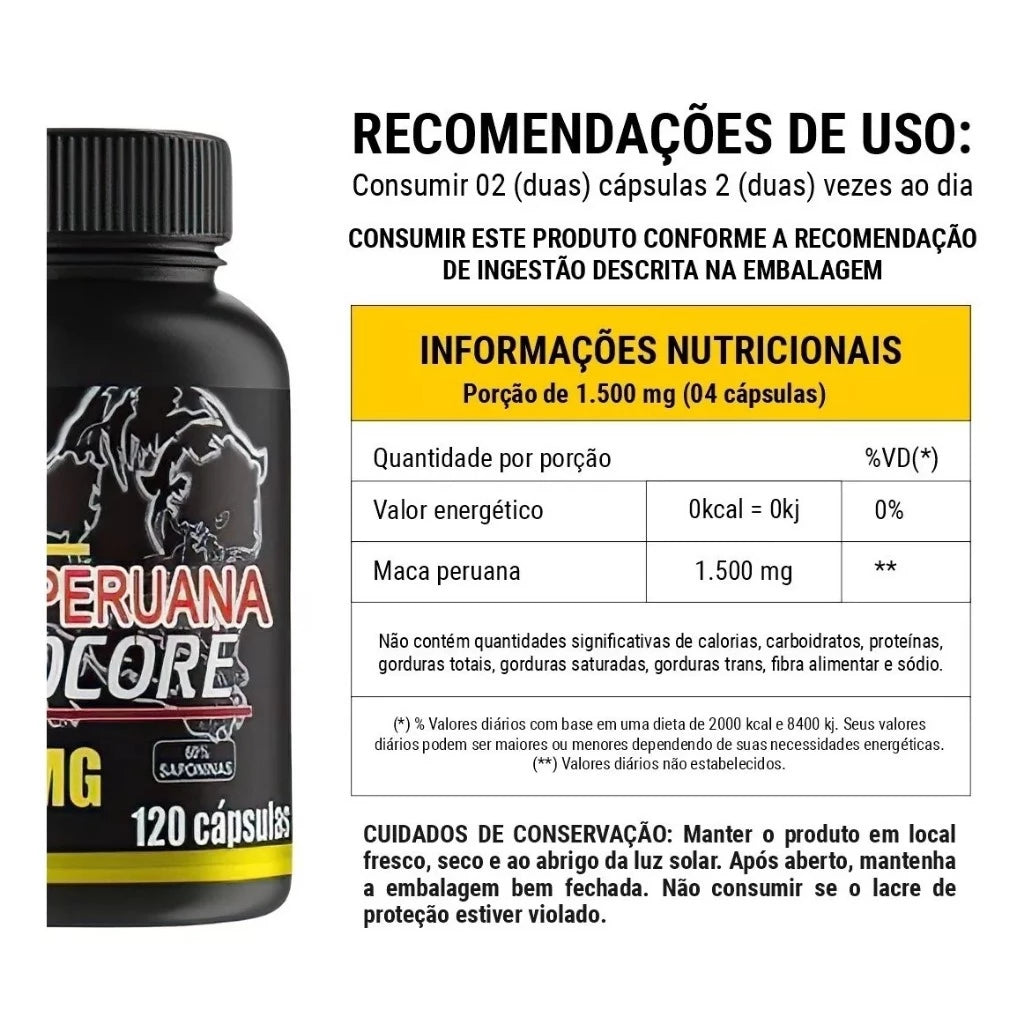 Maca Hardcore Original 1500mg