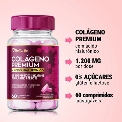 Colágeno Bioativo Premium com Ácido Hialurônico – Pele Jovem e Firme em Semanas